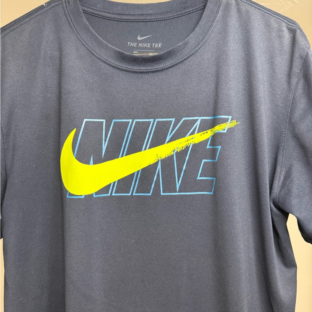 Nike Dri-FIT dark blue tee